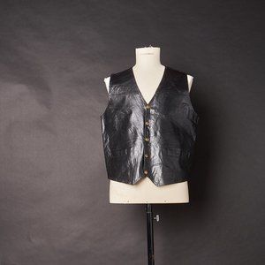 1990s Deastock Leather Vest